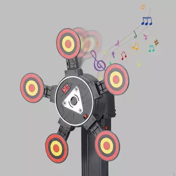 Цифровая мишень с автоматическим сбросом, обучающая игрушка, простая в использовании, для подсчета очков, для дома 23x16x39cm