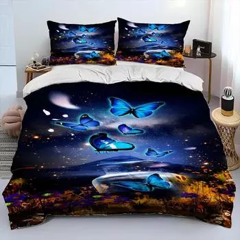 Цифровая печать Трехпредметное постельное белье Домашний текстиль 70 * 133 two-piece set