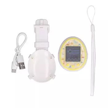 Цифровая реальность головоломка для домашних животных портативный тип C зарядка цветной дисплей игра цифровой питомец белый белый