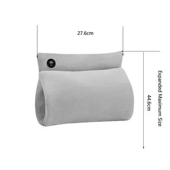 Цифровая регулировка температуры, интеллектуальная грелка для рук с USB-подключением, подогрев, одеяло из меха чернобурки с постоянной температурой серый