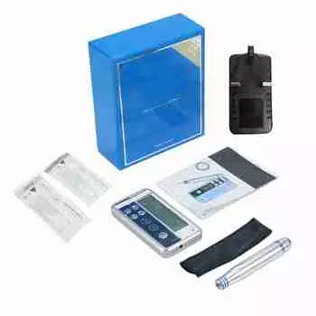 Цифровая ручка для перманентного макияжа, подводка для глаз, подводка для глаз, бровей, набор машинок для татуировки с иглами картриджа