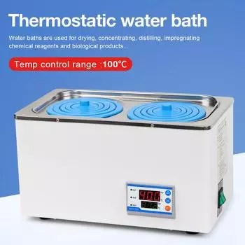 Цифровая термостатическая водяная баня, лабораторный термостат с постоянной температурой, нагреватель, бак, электронная водяная баня для химических наук