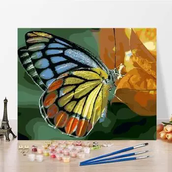Цифровая живопись маслом DIY живопись по номерам Искусство Холст Цифры Картина маслом Домашнее украшение 40x50cm no frame