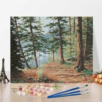 Цифровая живопись маслом Искусство Цифровая картина маслом DIY Картина по номерам Холст Украшение дома 40x50cm no frame