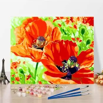 Цифровая живопись маслом Искусство DIY Картина по номерам Картина маслом Украшение дома Холст 40x50cm no frame