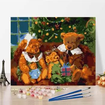 Цифровая живопись маслом Искусство Холст Домашнее украшение DIY Живопись по номерам Цифры Масляная живопись 40x50cm no frame