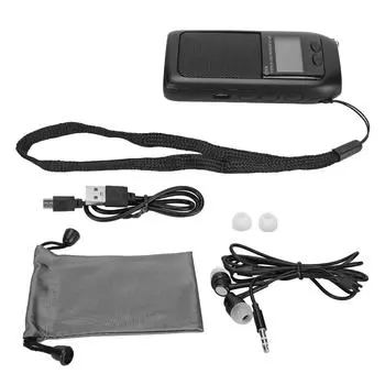 Цифровое радио Многофункциональное FM MW SW Полнодиапазонное Поддерживает Формат Воспроизведения MP3 Карманное Радио для