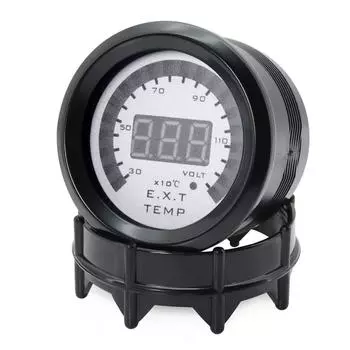 Цифровой 52 мм ETG Auto Car 0~13010 Датчик температуры выхлопных газов Датчик температуры выхлопных газов с датчиком температуры EXT Бензиновый двигатель 12 В