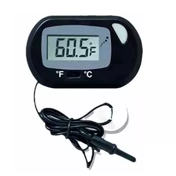 Цифровой аквариумный термометр с водонепроницаемым ЖК-дисплеем, термометр для рептилий и рыб с зондом для Wat