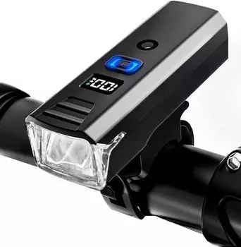 Цифровой электрический фонарь для велосипеда, большая емкость 3000 мАч, высокая яркость 2100 люмен, автоматический режим освещения, светодиодный фонарь большой емкости для