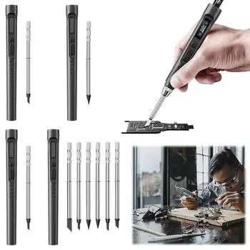 Цифровой электрический паяльник 96 Вт DC+PD паяльник в комплекте Интеллектуальная электрическая сварочная станция в комплекте Электропаяльники Сварочные инструменты