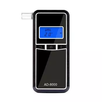 Цифровой алкогольный тестер дыхания Портативный алкотестер с ЖК-дисплеем