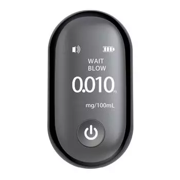 Цифровой алкотестер для алкоголя, звуковая световая сигнализация, портативный анализатор алкоголя, анализатор вождения в нетрезвом виде для личного и профессионального использования