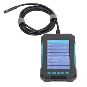 Цифровой эндоскоп с объективом 8 мм, экраном IPS 4,3 дюйма, промышленная инспекционная камера со светодиодной подсветкой, постоянный ток 5 В 10 5 M/16.40 FT