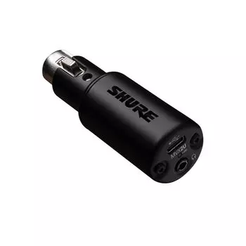 Цифровой аудиоинтерфейс SHURE MVX2U, адаптер-преобразователь XLR-USB с выходом для наушников