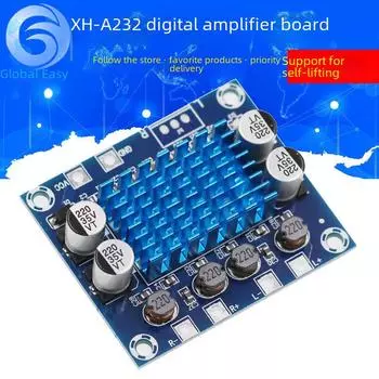 Цифровой аудиоусилитель мощности XH-A232 HD: Звуковой модуль 12 В/24 В, двухканальный, 30 Вт XH-A232