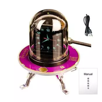 Цифровой будильник с Wi-Fi, большим экраном, прогнозом погоды, настраиваемым фотодисплеем, настольные часы с RGB-подсветкой