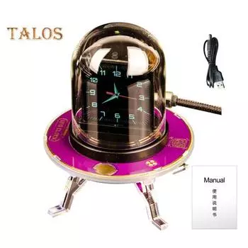 Цифровой будильник с Wi-Fi, большим экраном, прогнозом погоды, настраиваемым фотодисплеем, настольные часы с RGB-подсветкой A