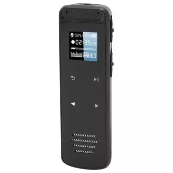Цифровой диктофон Профессиональный HD шумоподавление MP3 диктофон с функцией голосового управления и воспроизведения 8GB