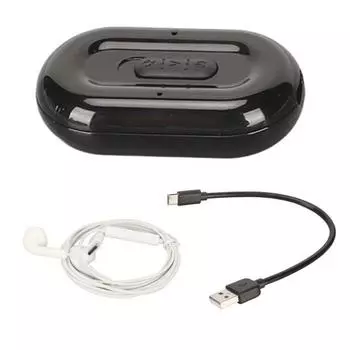 Цифровой диктофон с мощным магнитным голосовым управлением, шумоподавлением, интеллектуальным устройством записи голоса с искусственным интеллектом, MP3-плеером, нейтральным английским языком, черный, 8 ГБ Neutral English, Black 8GB