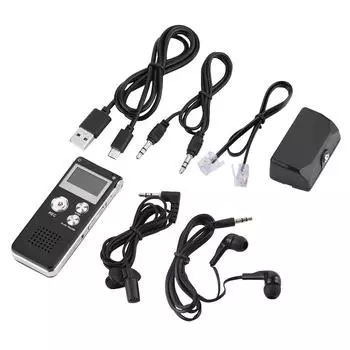 Цифровой диктофон высокой четкости или записывающая ручка 8G LCD белый