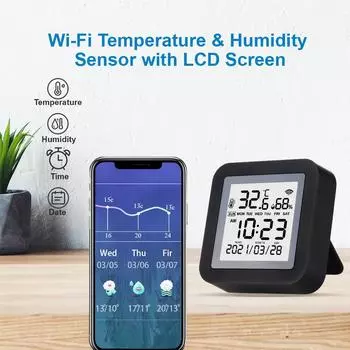 Цифровой дисплей экран кухонные инструменты для использования в помещении и на открытом воздухе для кухни морозильник холодильник беспроводной термометр измеритель температуры White