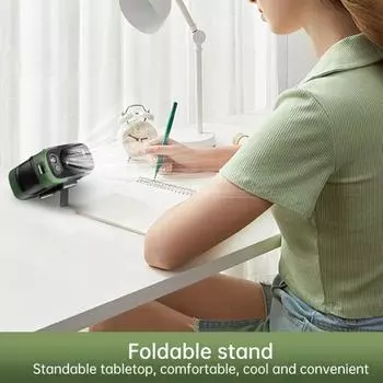 Цифровой дисплей с зажимом на талии Вентилятор Мощный воздушный поток Небольшое охлаждающее устройство Домашний рабочий стол