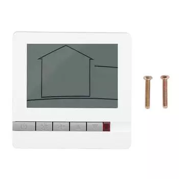 Цифровой интеллектуальный термостат с ЖК-экраном, бесщеточный вентилятор, термостат для умного дома, регулятор температуры для R