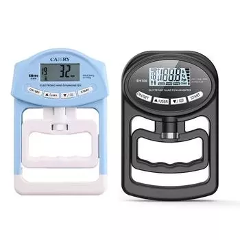 Цифровой измеритель силы руки, прочный многоцелевой ручной измерительный инструмент, портативный измеритель силы захвата, английская версия синий
