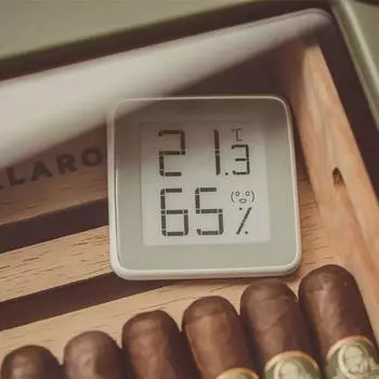 Цифровой измеритель температуры и влажности с ЖК-экраном. Малогабаритный цифровой измеритель влажности. Беспроводная интеллектуальная температура для умного дома.