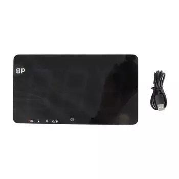 Цифровой измеритель уровня звука с ЖК-дисплеем 9,6 дюйма, питание от USB, настенный, 30?Тестер шума 130 дБ белый