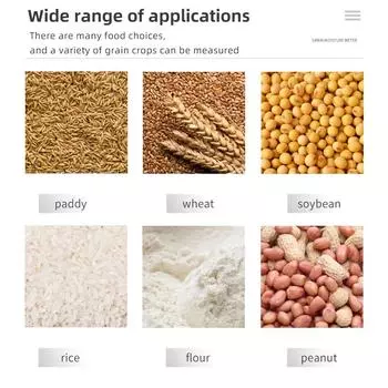 Цифровой измеритель влажности зерна TK100S Ручной гигрометр Детектор влажности зерна Измерение влажности кукурузы, риса, соевых бобов оранжевый