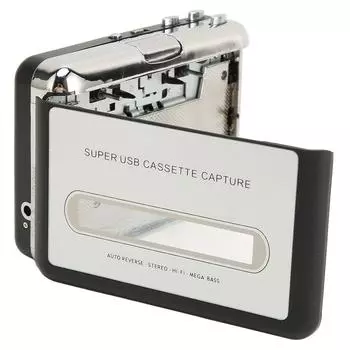 Цифровой кассетный плеер Plug and Play Портативный кассетный конвертер в MP3 CD для телефона, компьютера, автомобиля