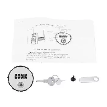 Цифровой кодовый замок из цинкового сплава для шкафа с удобным паролем и ключами 20 мм