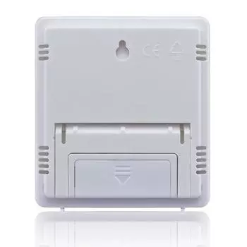 Цифровой комнатный ЖК-термометр Электронный измеритель температуры и влажности Гигрометр Метеостанция Будильник для помещений