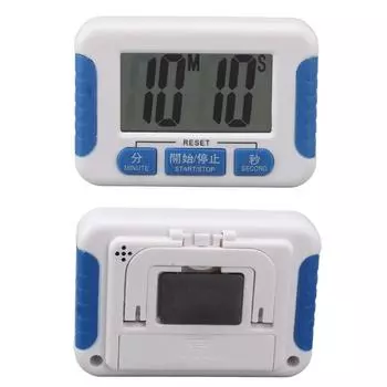 Цифровой кухонный таймер, многофункциональный портативный, простой в эксплуатации, таймер обратного отсчета для кухни, кулинарной встречи белый