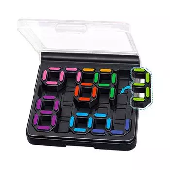 Цифровой лабиринт, игрушка-головоломка, ранняя развивающая игрушка, детский цифровой лабиринт, раздвижная игрушка-головоломка, забавная логическая игра для детей и детей.