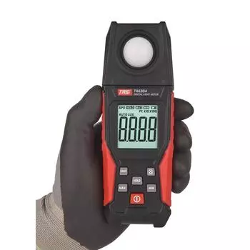 Цифровой люксметр TASI, люксметр с функцией записи, ЖК-дисплей, 0–200 000 TA630A