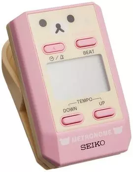 Цифровой метроном SEIKO с часами Rilakkuma Limited Model Pink DM51RKP