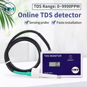 Цифровой онлайн TDS-метр с ЖК-дисплеем, соленость, растворенный кислород, общая жесткость, качество и чистота воды, тестер для школьной лаборатории
