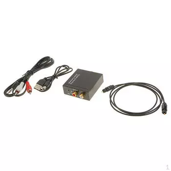 Цифровой оптический преобразователь в аналоговый L/аудио, адаптер 3,5 мм