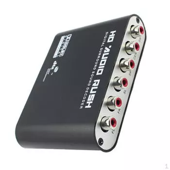 Цифровой оптико-аналоговый звук 5.1CH SPDIF
