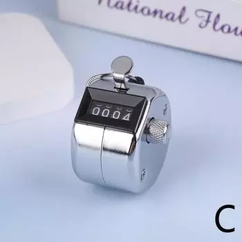 Цифровой ручной счетчик для подсчета очков, ручной счетчик для гольфа, тренировочный счетчик с 4-значным номером, ручной счетчик для подсчета очков, мини-механический