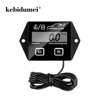 Цифровой счетчик моточасов двигателя, водонепроницаемый тахометр, датчик оборотов двигателя, ЖК-дисплей для мото, морской бензопилы, питбайка, лодки 2020