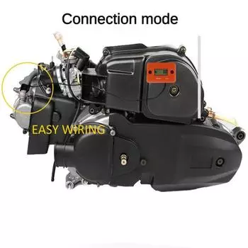 Цифровой счетчик моточасов ЖК-счетчик для квадроциклов, мотоциклов, приборов, часов, снегоходов, бензиновых лодок, генераторов, велосипедов, автомобилей, аксессуаров красный