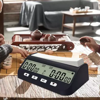 Цифровой шахматный таймер профессиональный игровой турнир часы функция памяти портативный для доски