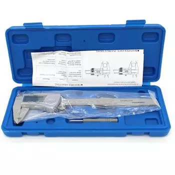 Цифровой штангенциркуль 150 мм IP54 Водонепроницаемый нержавеющая сталь Электронный штангенциркуль с нониусом Метрический/дюймовый микрометр Измерительный инструмент