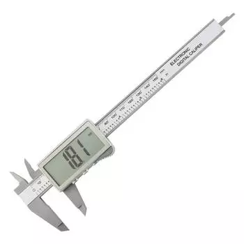 Цифровой штангенциркуль Электронные пластиковые штангенциркули Нониус Измерительные инструменты Столярный инструмент Линейка Пахометр с большим экраном Цифровой калибр