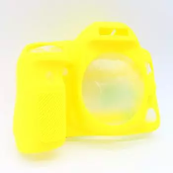 Цифровой силиконовый чехол для одного объектива, совместимый с Canon EOS 5D Mark Canon EOS 5DMarkIV 5DM4 5Diiii 5Div MarkIV Mark4 M4 iv iiii 4-го поколения Силикон жёлтый