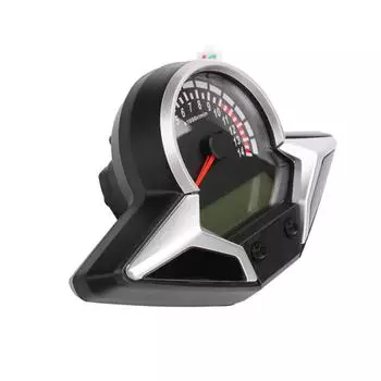 Цифровой спидометр для мотоцикла со светодиодной подсветкой, маленький и легкий пластиковый тахометр